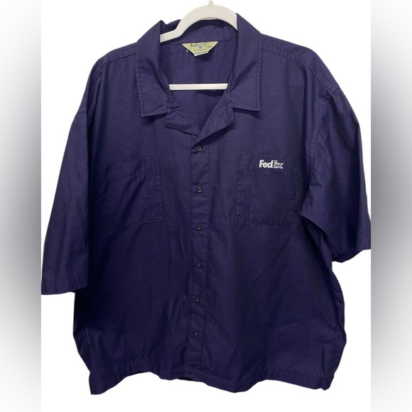 FedEx Stan Herman Work Shirt Uniform Size SSL-XXL - Picture 1 of 4